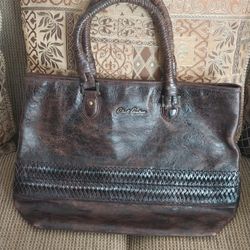 LEATHER ROBERT GRAHAM PURSE IN EXCELLENT CONDITION LIKE NEW