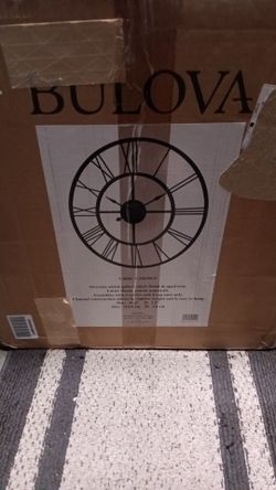 Big Bulova wall clock