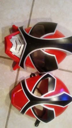 Two red Power Ranger Mask!!!