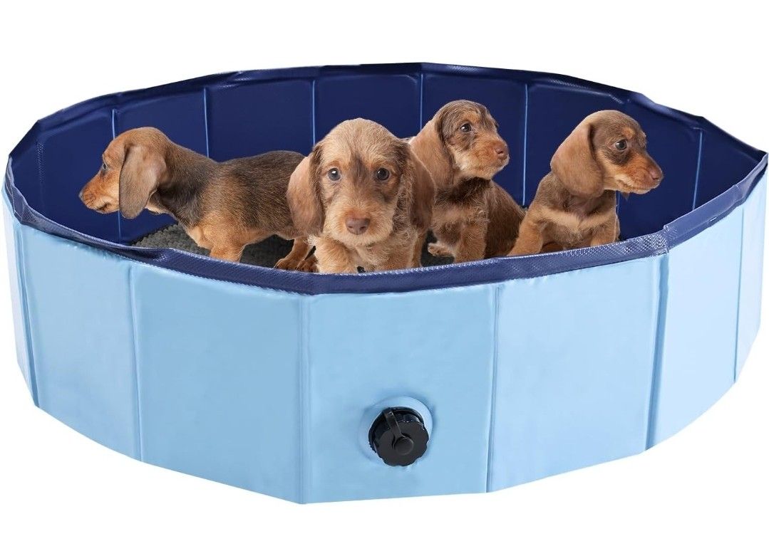 Portable Birthing Pool Dogs,Dog Whelping Pen,Whelping Box for Dogs,Whelping Pool for Puppies (32inch Dia.x8inch H)