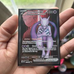 Team rocket mew card