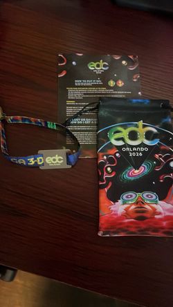 EDC Orlando 2026 3-day GA wristband