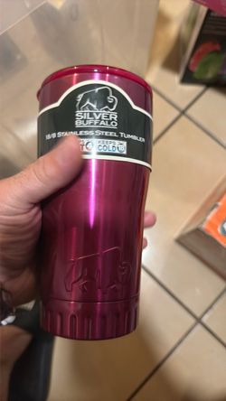 Silver Buffalo 18/8 Stainless Steel Tumbler