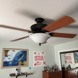 52 Inch Hunter Fan  With Remote 