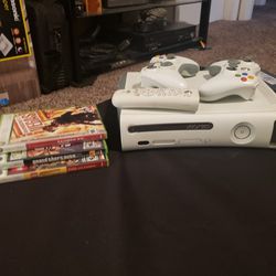 Xbox 360 With 4 Games,controllers etc