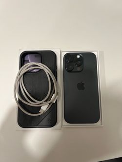 iPhone 16 Pro 256GB - Black Titanium (Unlocked) 100% Battery Health
