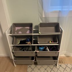 Kids Toy Storage Rack 