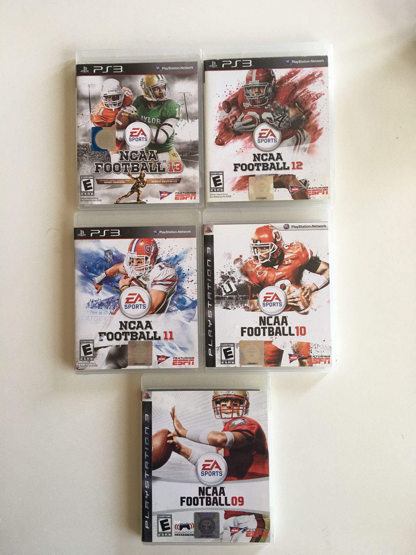 PlayStation PS3 NCAA games collection