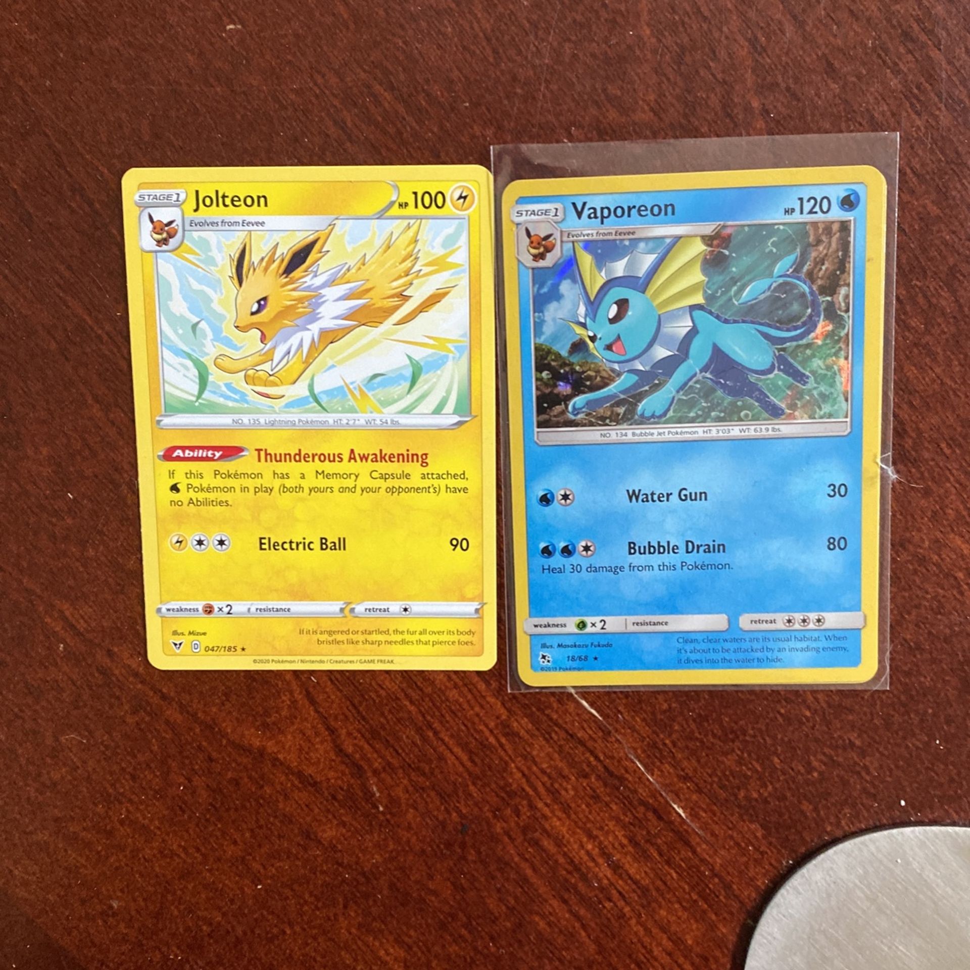 eevee evolutions mint condition