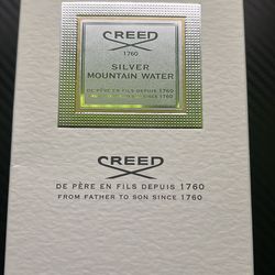 CREED SILVER MOUNTAIN WATER 100ml Cologne Authentic w/ Box