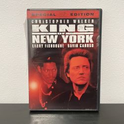 King Of New York DVD Special Edition 2 Disc Christopher Walken David Caruso 1990