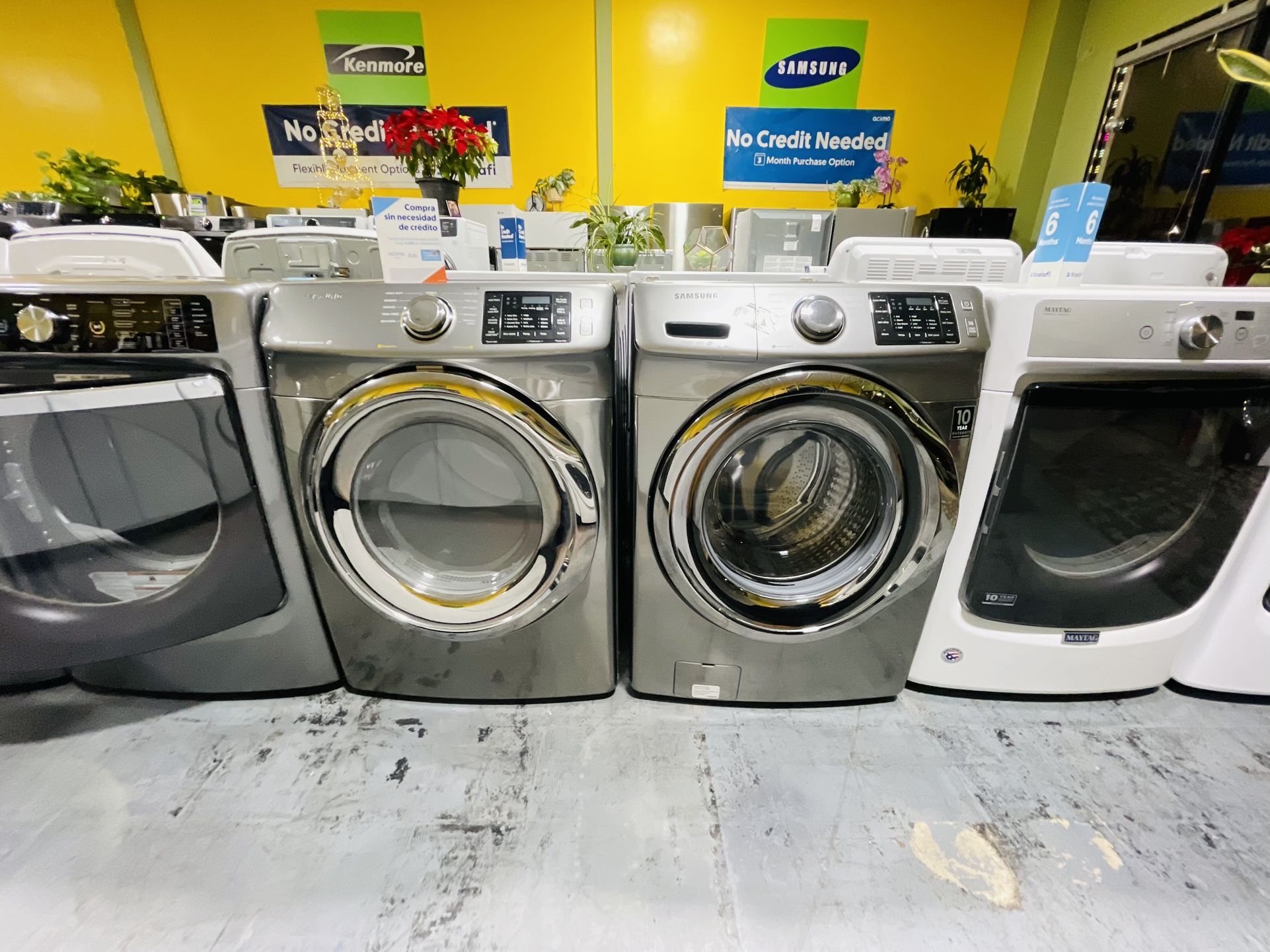 Samsung Washer And Dryer 10$ Down Payment