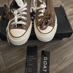 Carhartt X Converse Collab, Brown, High Top, Wmn’s Size 10, Men’s Size 8 