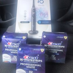 orl b tooth brush and teeth trips