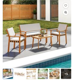Patio furniture set new
