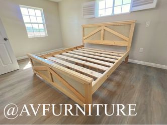 Solid Wood King Frame MORE COLORS