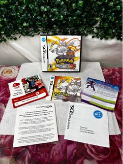 Pokemon Nintendo DS white 2 game