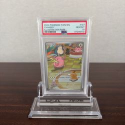 Pokemon TCG Chansey 187/167 Twilight Masquerade Illustration Rare Holo PSA 10 GEM MINT