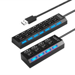 USB Hub Hub USB Adapter Multi Ports Use Power Adapter Extensor USB 2.0 PC Computer Accessories Switch USB For Laptop