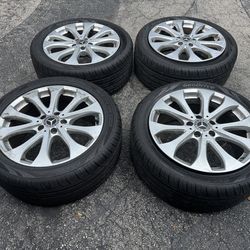 Mercedes Benz Rims with 245/45 ZR18 Tires. Set of 4.