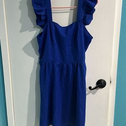 Blue SHEIN Dress Size L