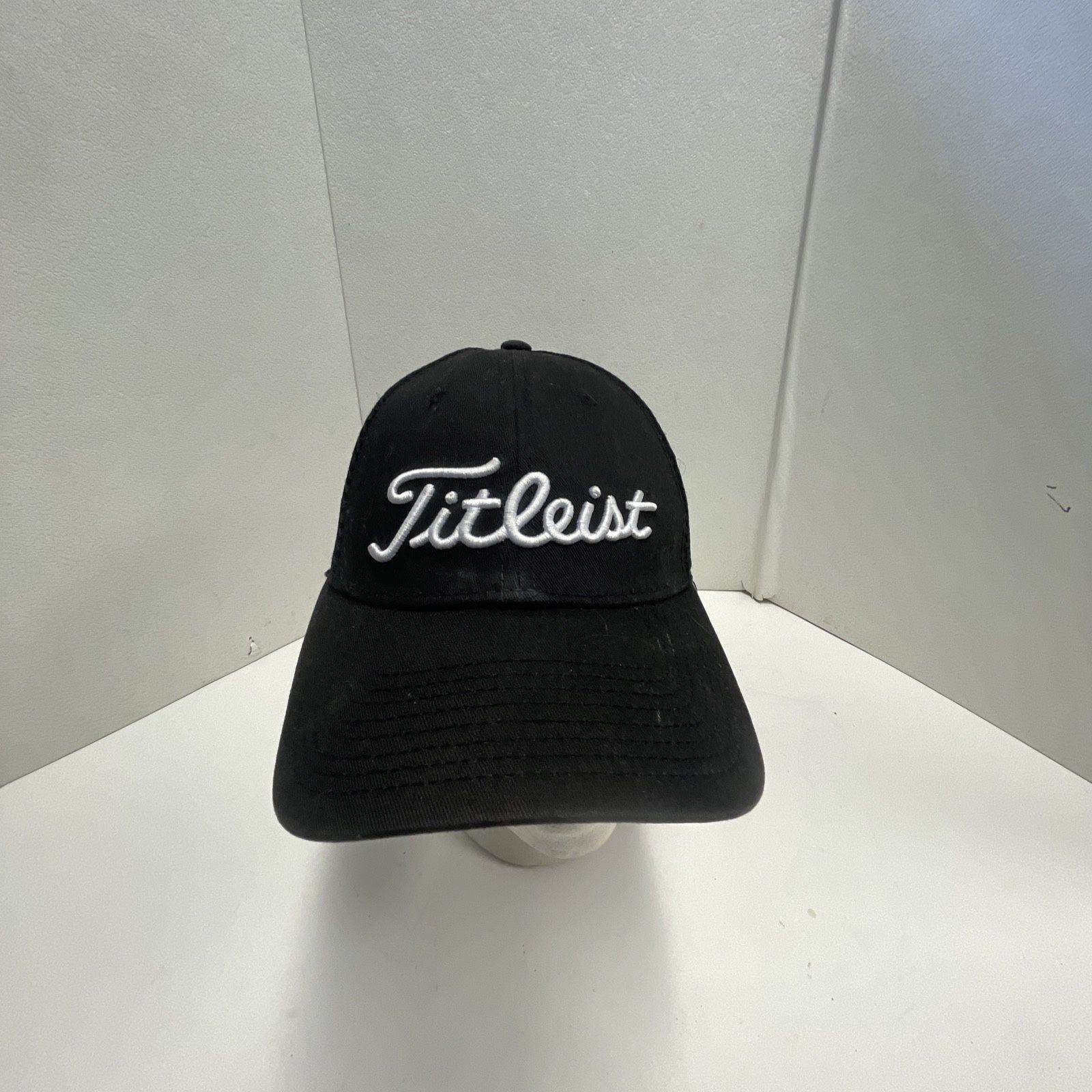 Titleist Pro V1 FJ FootJoy Black New Era Golf Fitted Hat Cap Size Child Youth