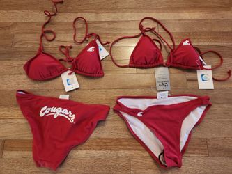 Cougars wsu string bikinis  sz small
