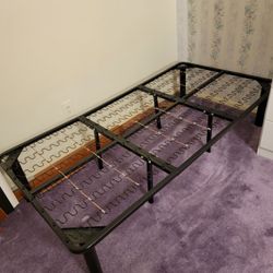 Twin Size Metal bed frame.