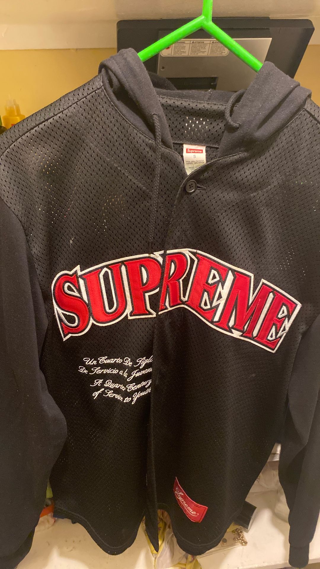 Supreme Long Sleeve Baseball Sweater
