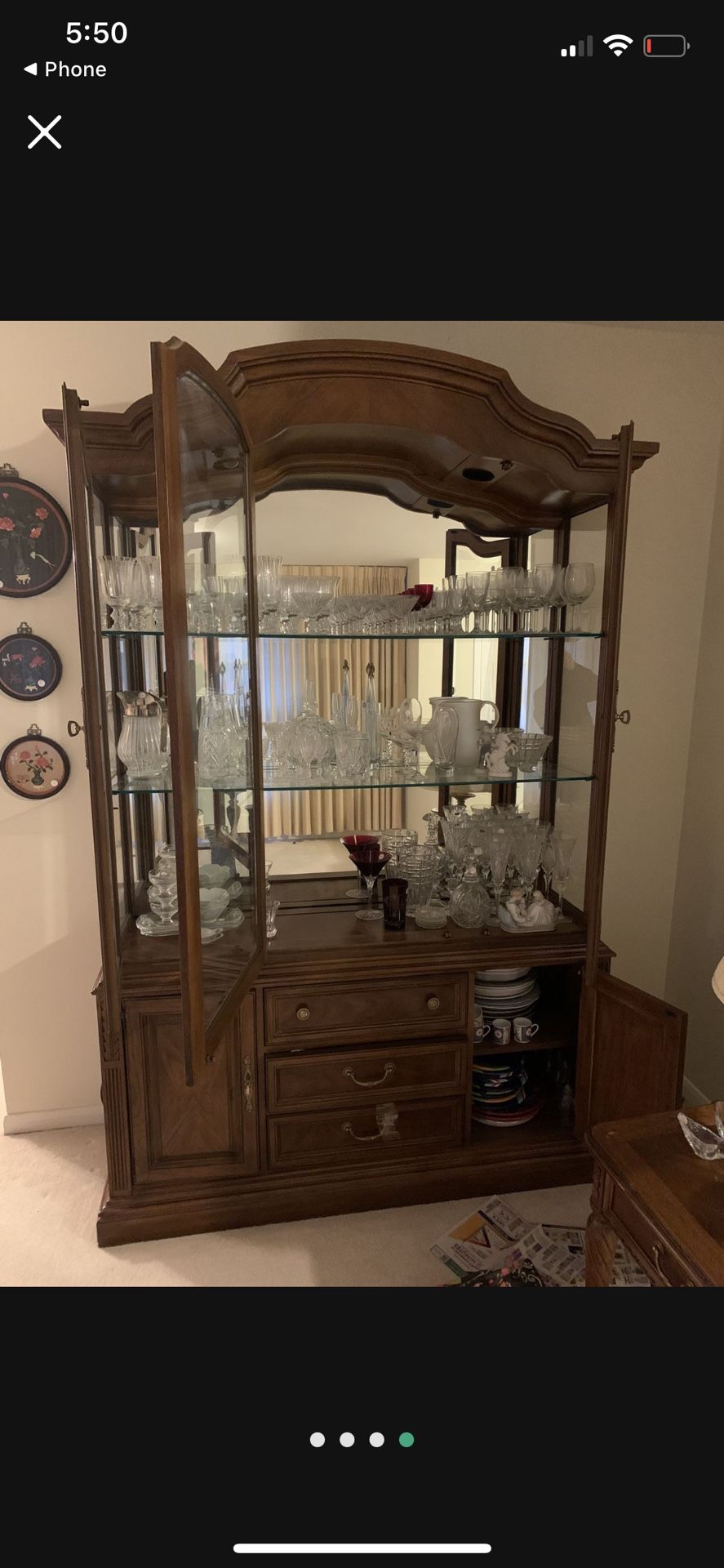 China Cabinet Breakfront