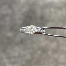 Exquisite .5 Carat Natural Diamond Engagement Ring - White Gold - Timeless Elegance