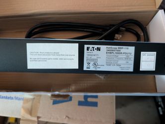 Eaton HotSwap Bypass PSU Data Center 120v