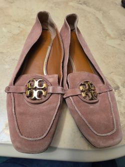 Tory Burch suede loafers