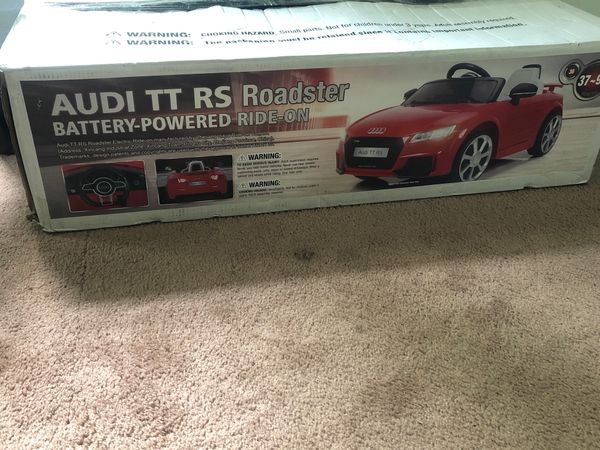 Audi TT RS Roadster Battery-Powered Ride-On for Sale in ...