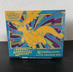 Pokemon ascended heros pokemon center etb X4