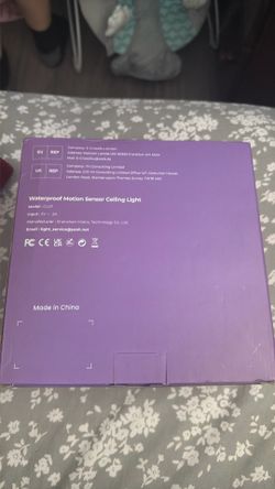 Brand new, never opened FULEN Waterproof Motion Sensor Ceiling Light (2-Pack).
