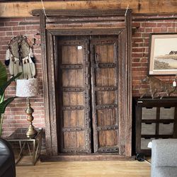 Carved Indonesian Doors And Doorframe