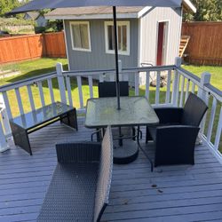Outdoor Patio Set Table And Chairs 