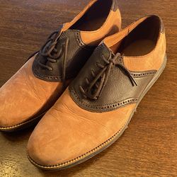 Cole Haan brown leather oxfords Men’s size 10 #preppy #formalwear #leather