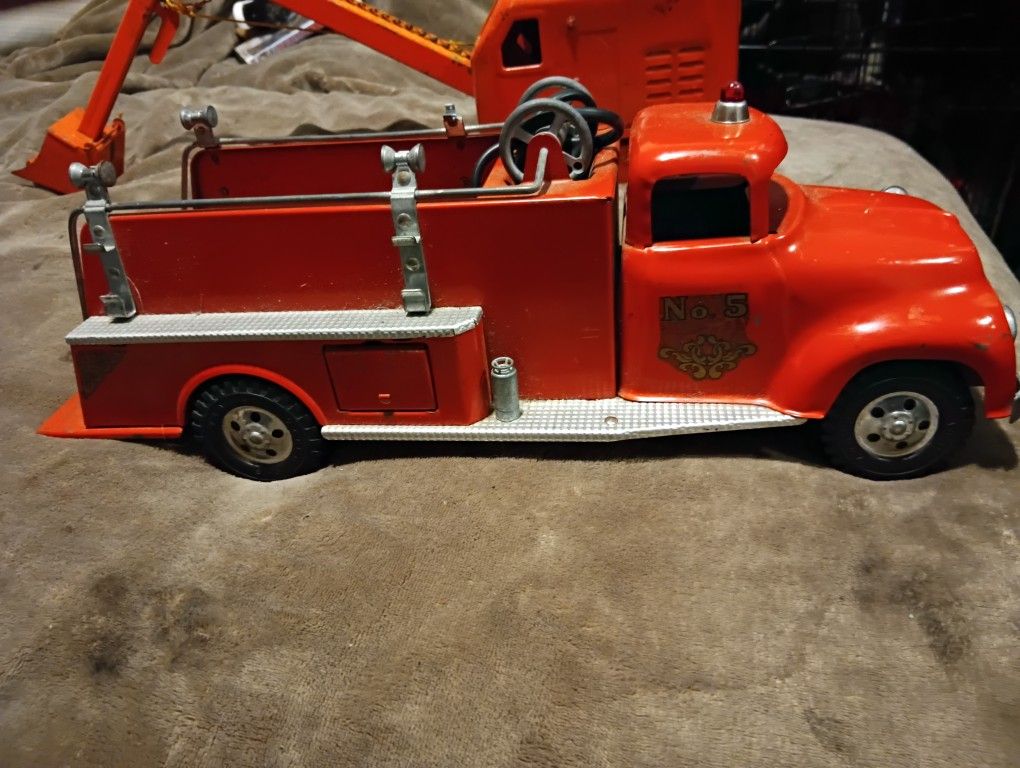 Antique Toy Fire Truck