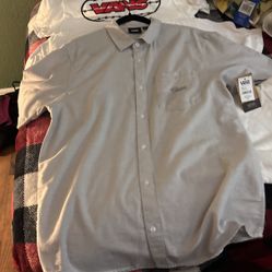 Vans Collard Button Up Shirt