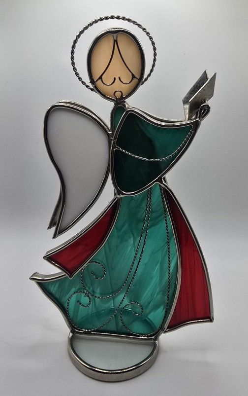 Stained Glass Christmas Angel
