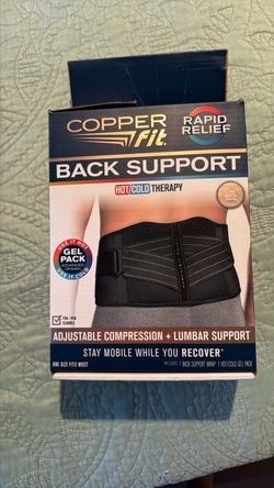 COPPER FIT  BACK SUPPORT