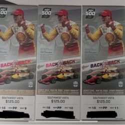 Indianapolis 500 Tickets ( Turn 1/2, SW Vista)