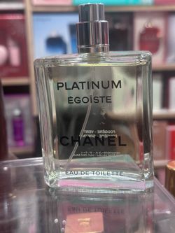Chanel platinum egoiste edt tester 3.4oz