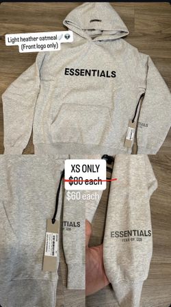 Essential Hoodie Light Heather Oatmeal