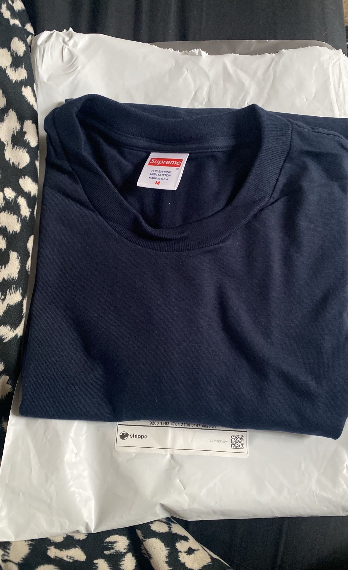 Supreme Blank Navy Tee