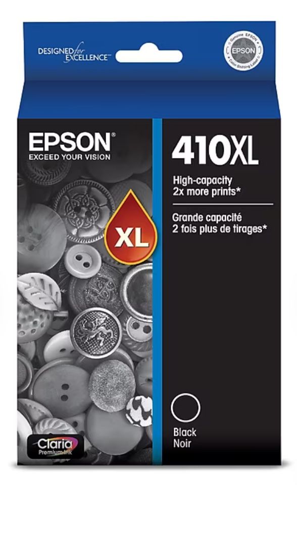 2 Epson Printer Ink Cartridges 410xl Best Offer