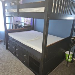 Full Full Bunk Bed With Drawers