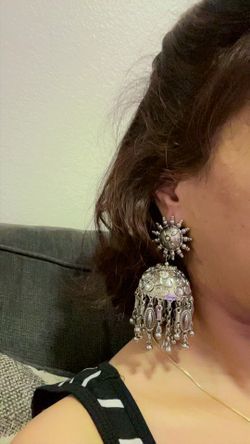 Rustic jhumkas